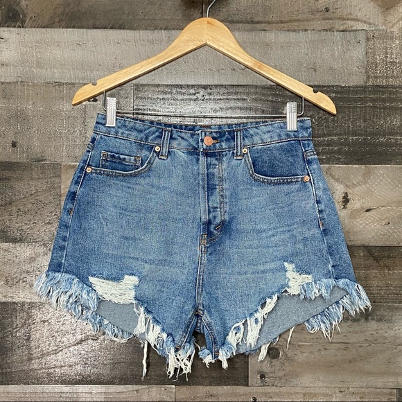 wild fable Pants - Wild Fable High Rise Distressed Cutoff Shorts Sz 4